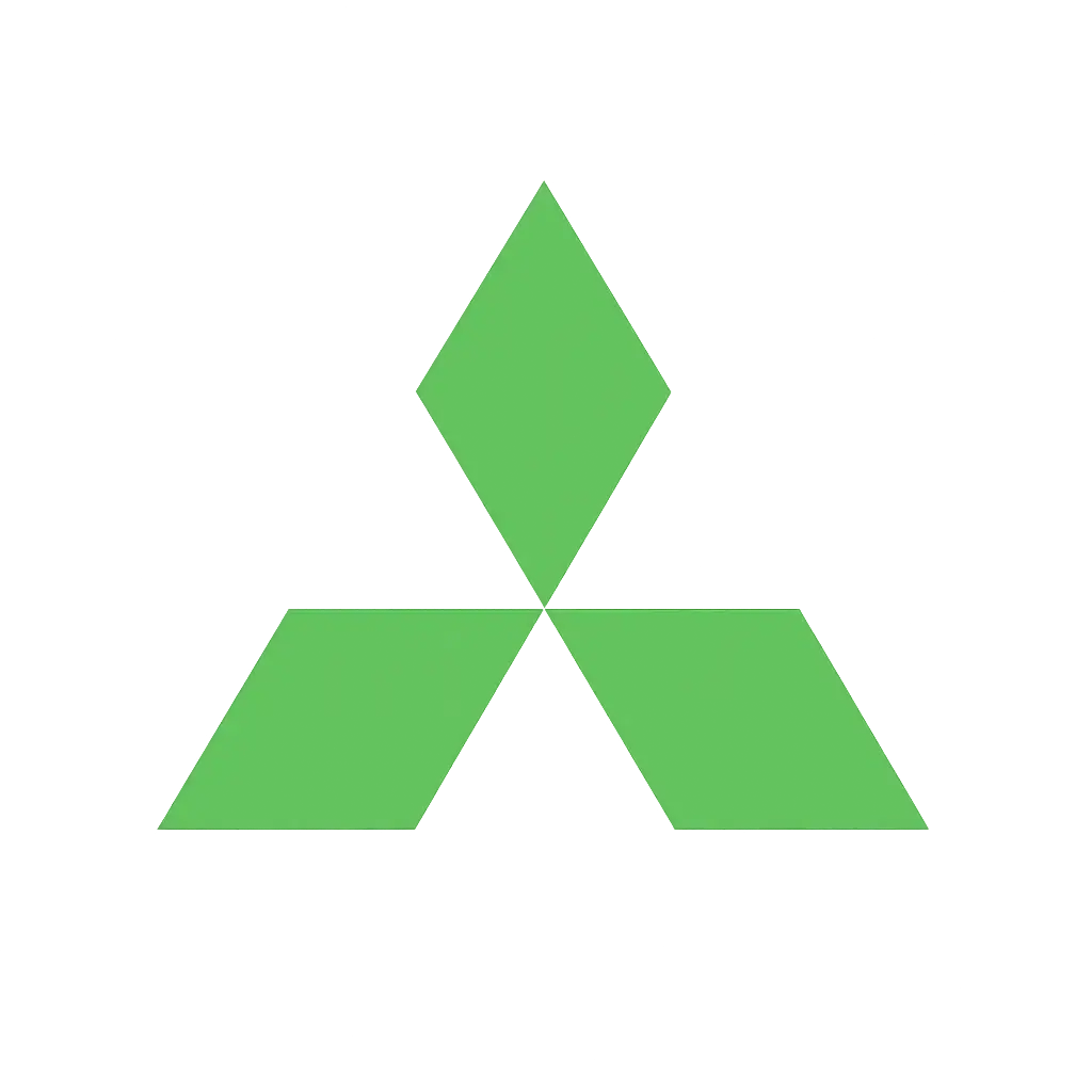 green Mitsubishi logo