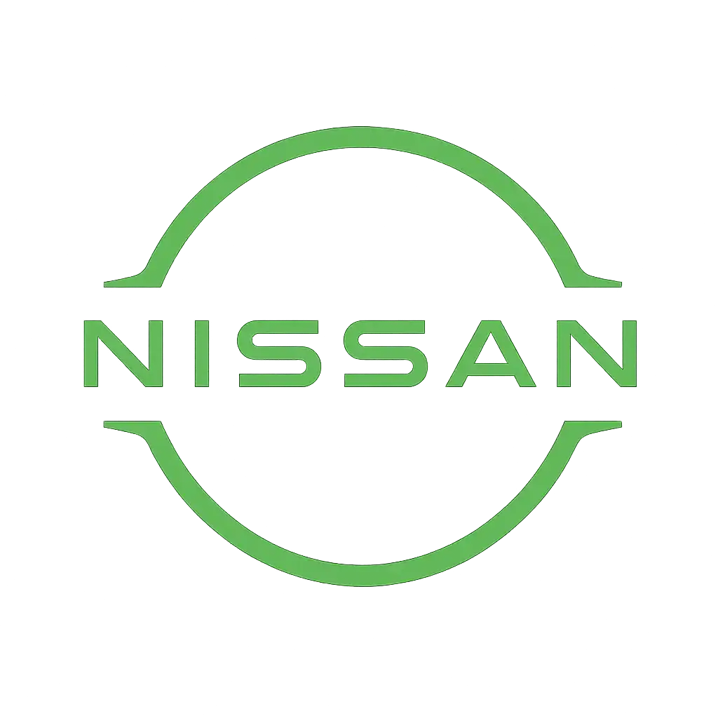 green modernised nissan logo